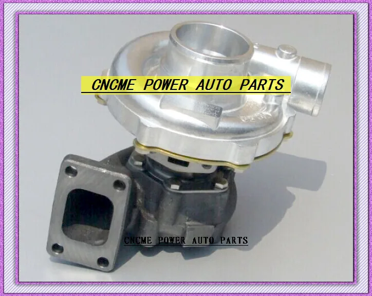 TURBO T3T4 T3 T4 T3/T4 TO4E 5 bolt A/R .63 comp A/R .50 without wastegate water cooled Turbocharger For Universal Cars 170-155kW