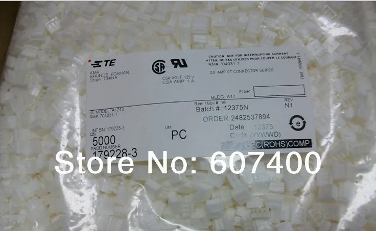 179228-3 CONN RCPT 3POS SGL CRIMP 2MM TYCO housings TE AMP housings connectors terminals 100% new and original parts