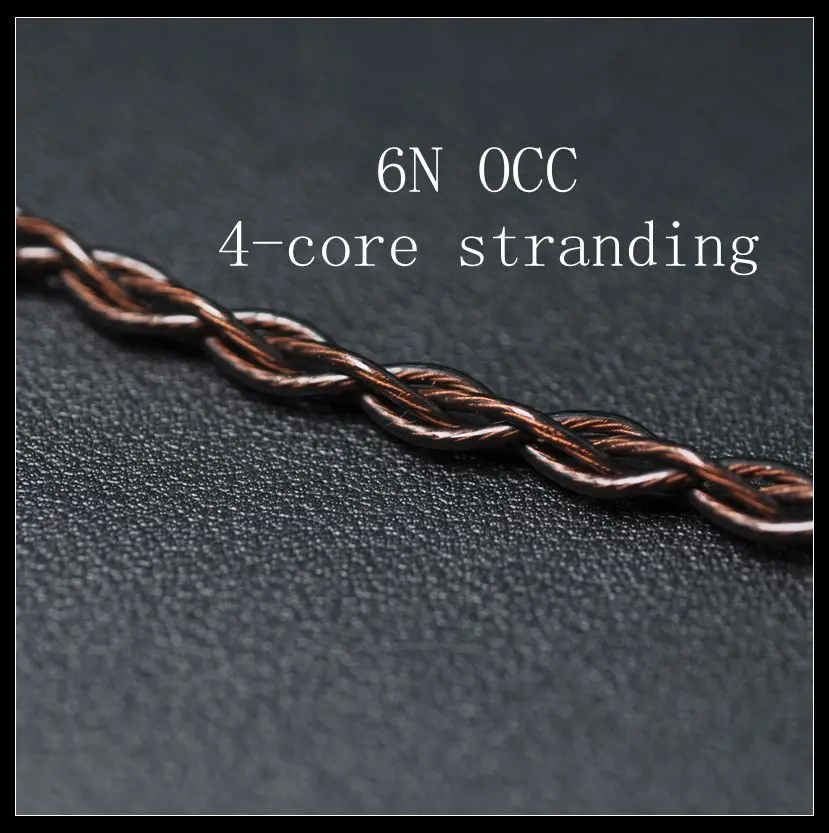 OCC Headphone Upgrade Line 6N UP-OCC COPPER 26AWG*4  MMCX UPOCC