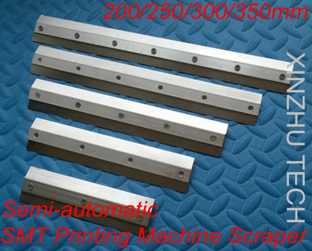 SMT Printing Machine Scraper Semi-Automatic Solder Paste Printer Printers Scraper Head 200/250/300/350mm Scraping Board