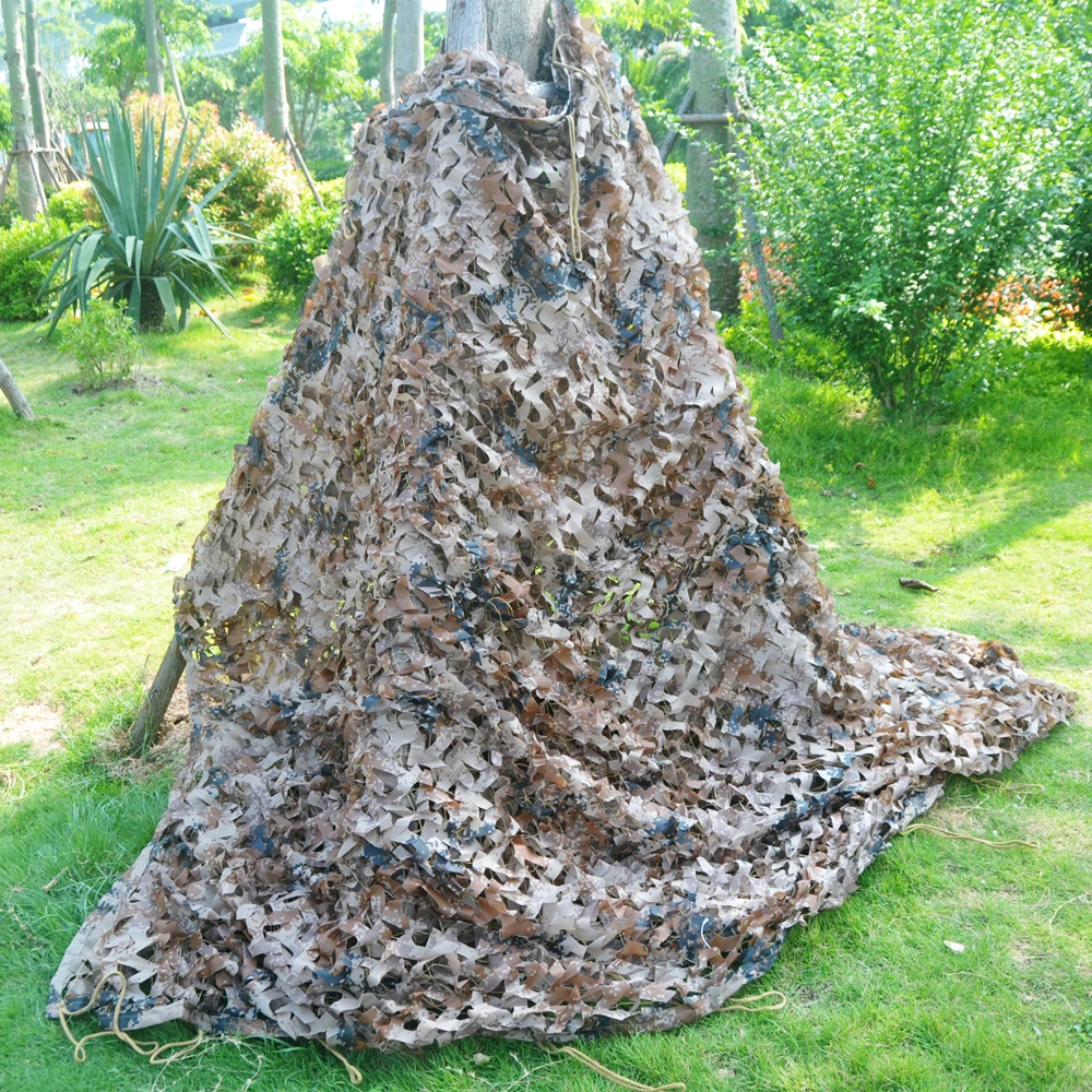 Imagem -04 - Welead-redes de Camuflagem Reforçadas Areia para Toldo ao ar Livre Sombra do Jardim Camo Network Mesh Cover 7x8m 8x7m 8x7 7x8