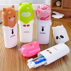 New 2021 Cute Practical Household Towel Toothbrushes Children Holder Outdoor Travel Hiking Camping Tooth Brush Storage Case