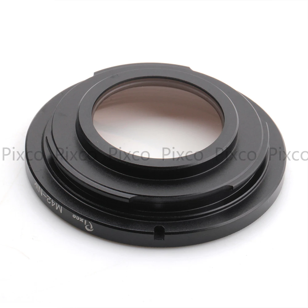 Pixco M42-Nik Mit Unendlichkeit Fokus Glas Objektiv Adapter Ring Anzug Für M42 zu anzug für Nikon Kamera D750 D8