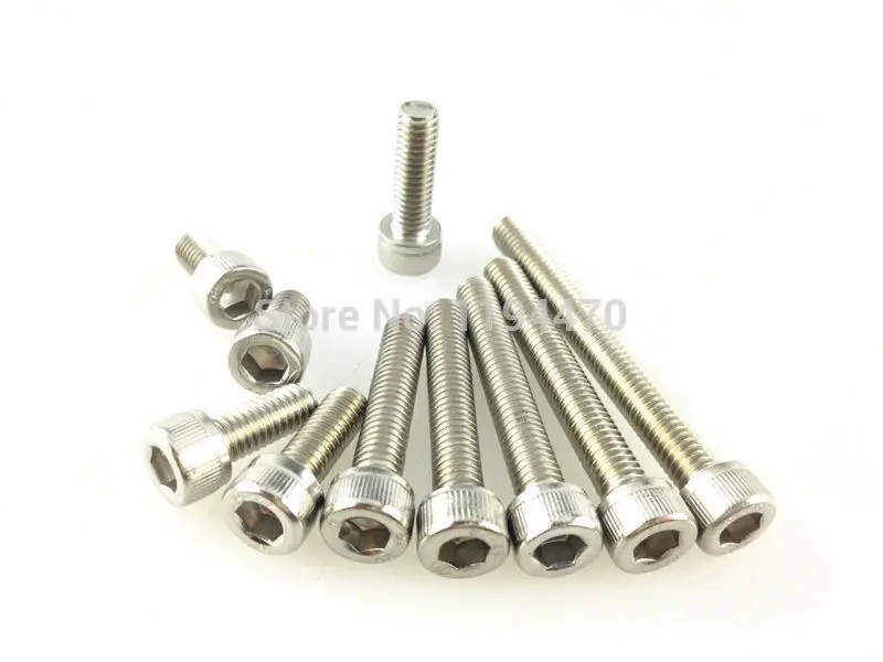 

50pcs/Lot Metric M3x50mm M3*50 mm DIN912 304 Stainless Steel A2 Hex Socket Head Cap Screw Bolts