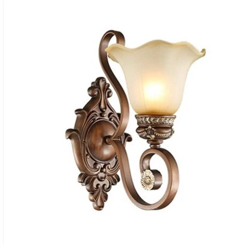

Vintage Wall Lamp Retro European Lighting Fixture Living Room TV Wall Aisle Luxury Wall Light E27 Lamparas