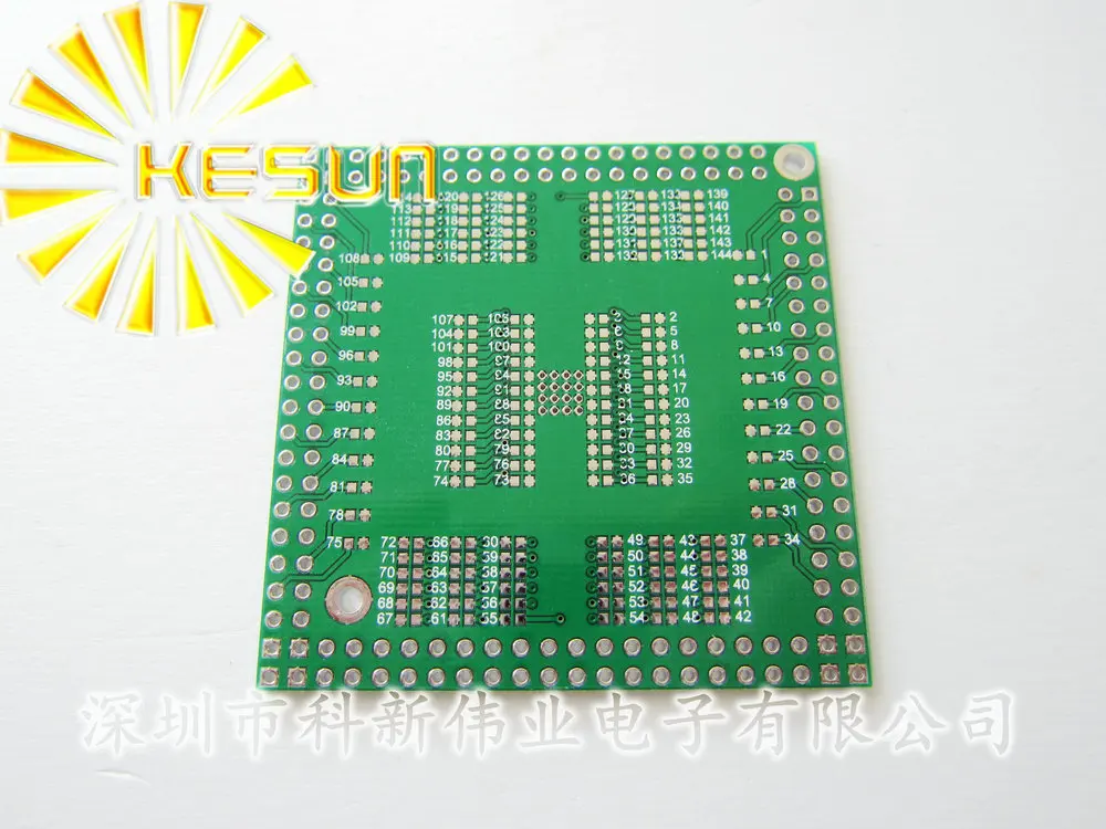 20PCS X QFP / EQFP / TQFP / LQFP144 / LQFP128 SMD turn DIP CPU broad  0.5mm Pitch IC adapter Socket / Adapter plate / PCB