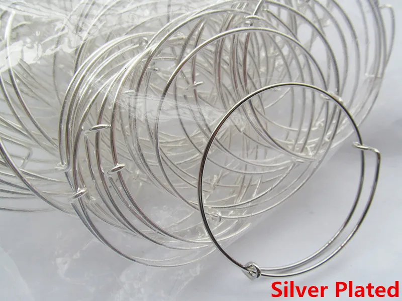 

Free Shipping 20pcs 2015 High Quality Low Price Expandable Bangle Alloy Wire Bracelet,Adjustable,Beads and Charms