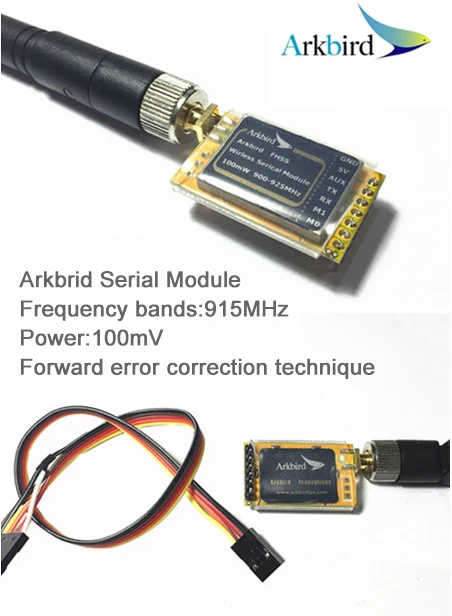 Arkbird Grond Controlesysteem 915 seriële module (Compatibel Autopilot 2.0/Autopilot 2.0 lite) voor RC Vliegtuigen drone lange range