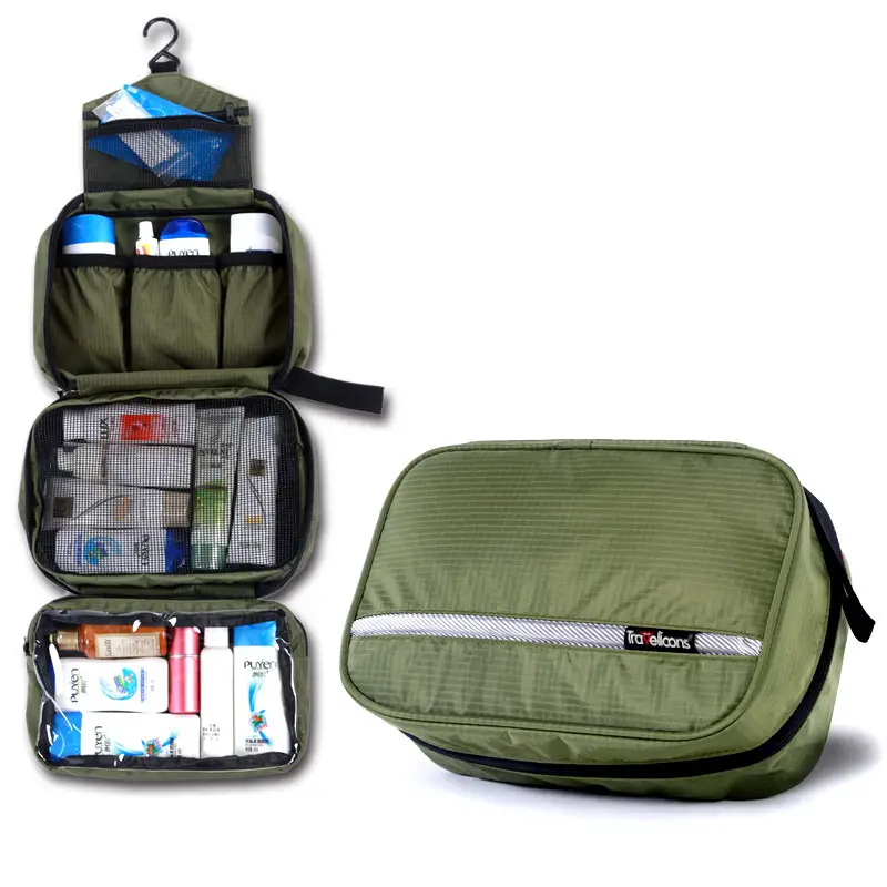Men Large Waterproof Makeup Bag Male Female Travel Beauty Cosmetic Organizer Case Big Necessaries Make Up Women Toiletry Pouch - Image 9
