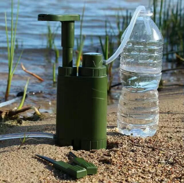 Outdoor drinking water filter/Portable water purifier+multi fuctions for Explorer/army/travel/expeditioner/field activist/hiker