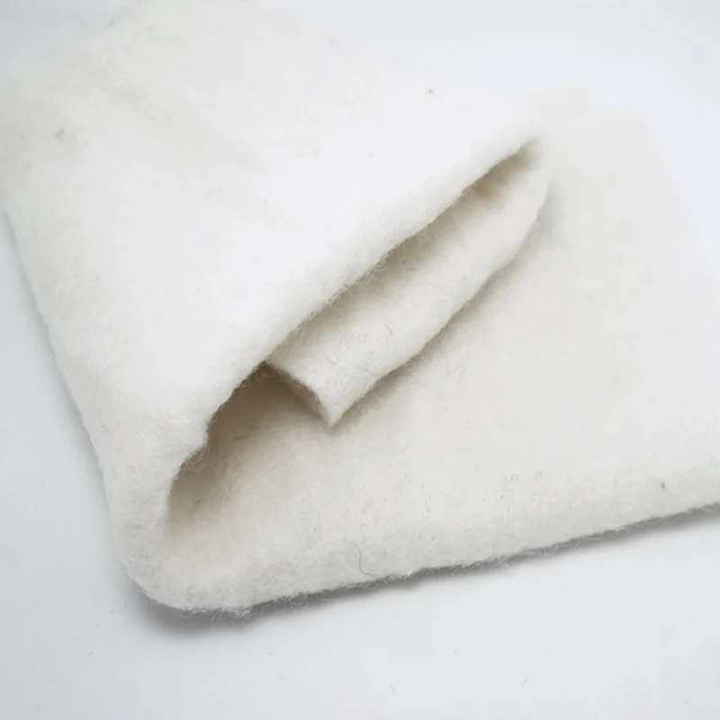 Natural wool Batt /semi-felting wool for needle felt, felting needle ,Spinning  fiber,  Photo props white