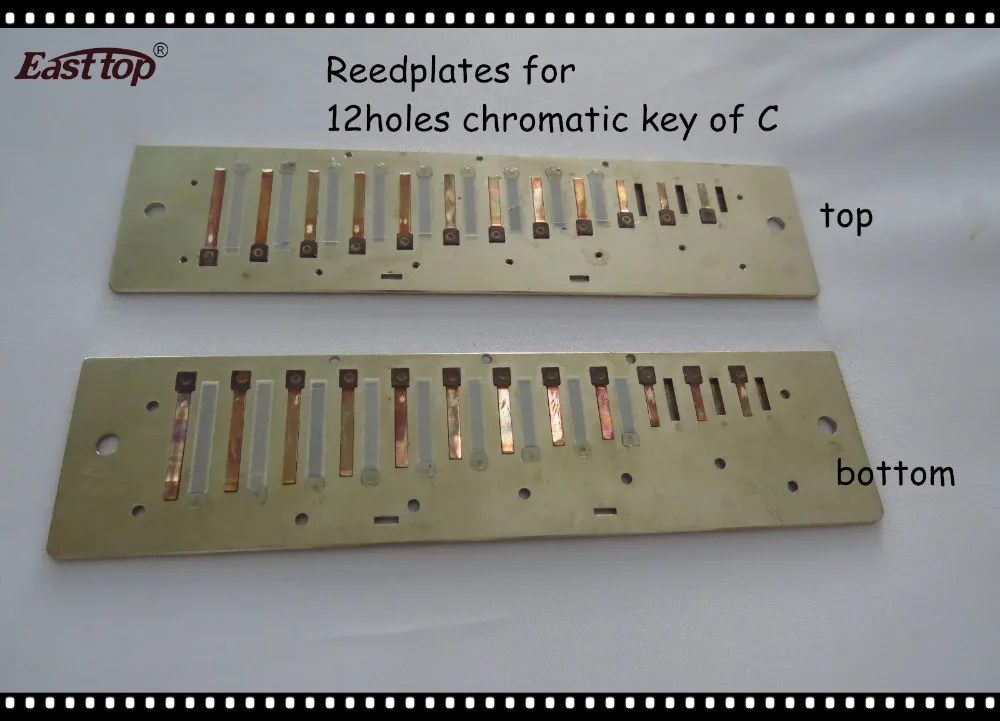 EASTTOP reedplates for EASTTOP 12holes chromatic harmonica