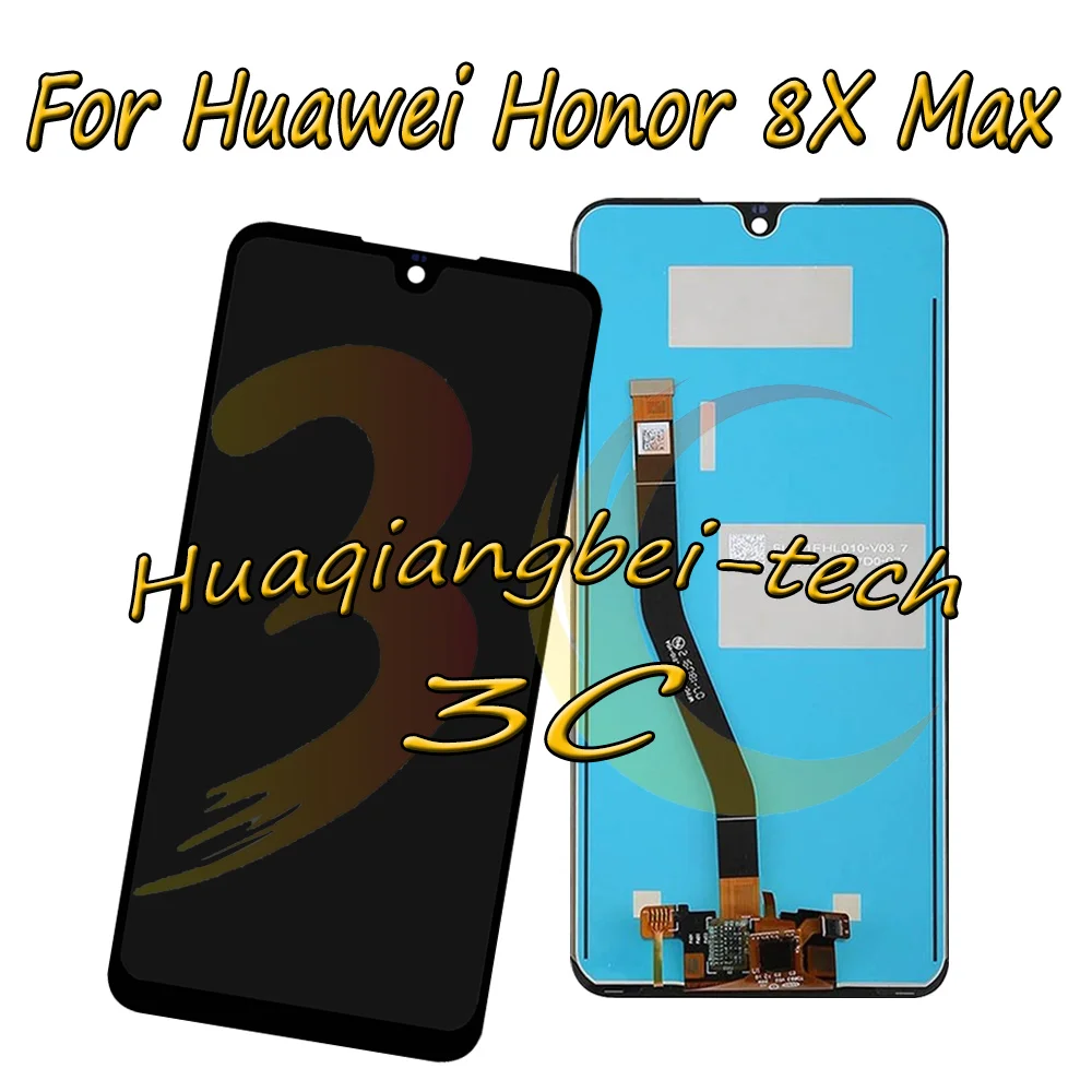 

7.12'' New For Huawei Honor 8X Max SD636 / SD660 ARE-AL00 Full LCD DIsplay + Touch Screen Digitizer Assembly 100% Tested