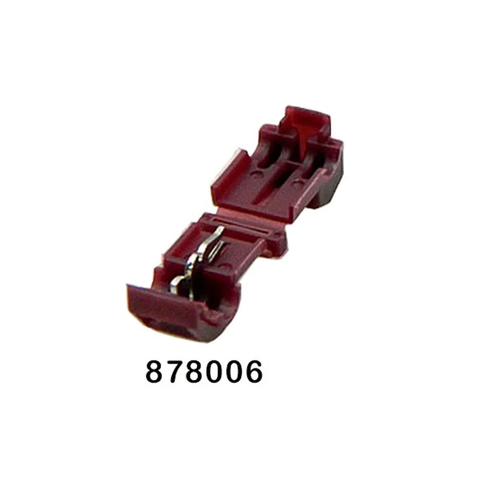 10Pcs Quick Splice Wire Terminals T-Tap Self-stripping Use For Nylon Fully Insulated Male Quick Disconnects 878006/878100/878101