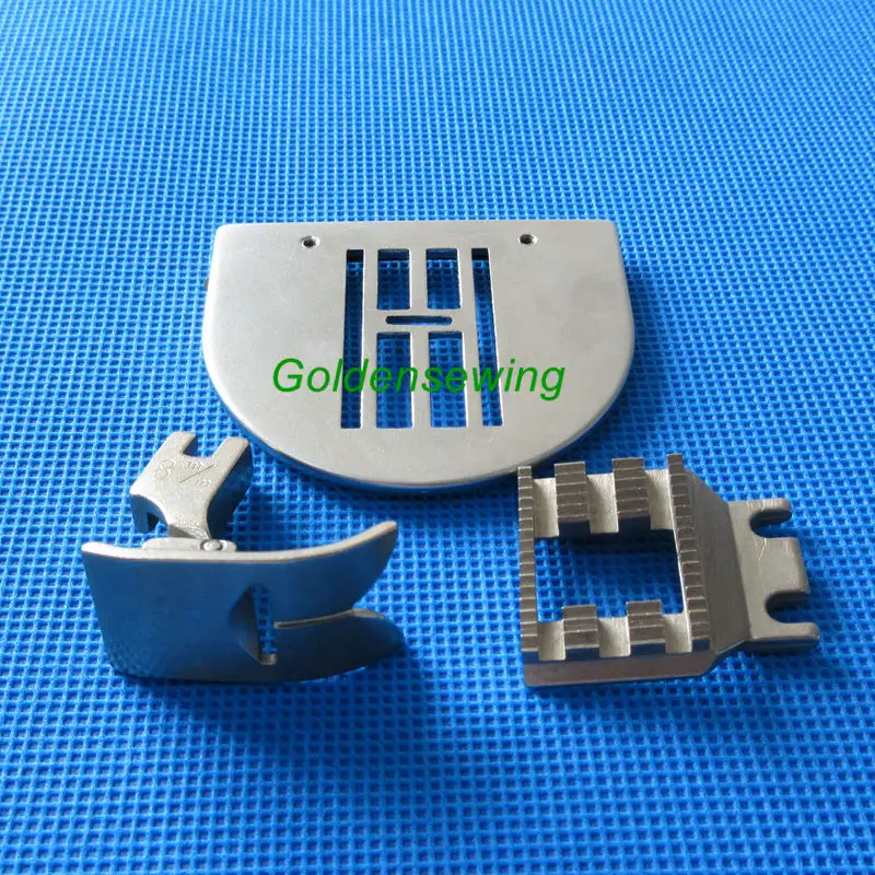 THROAT PLATE & FEEDER & PRESSER FOOT for ZIGZAG MACHINE BROTHER TZ1-B651 B652