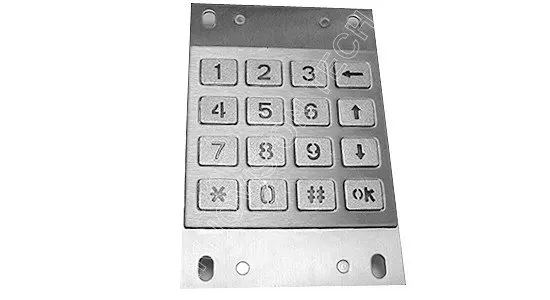 industry self-service Metal Password Keyboard Anti-corrosion 8088Series OEM/ODM available