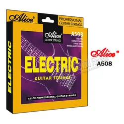 Alice A508 Super Light Electric Guitar Strings Plated Steel Nickel Alloy Wound Strings, Single Strings Also Available