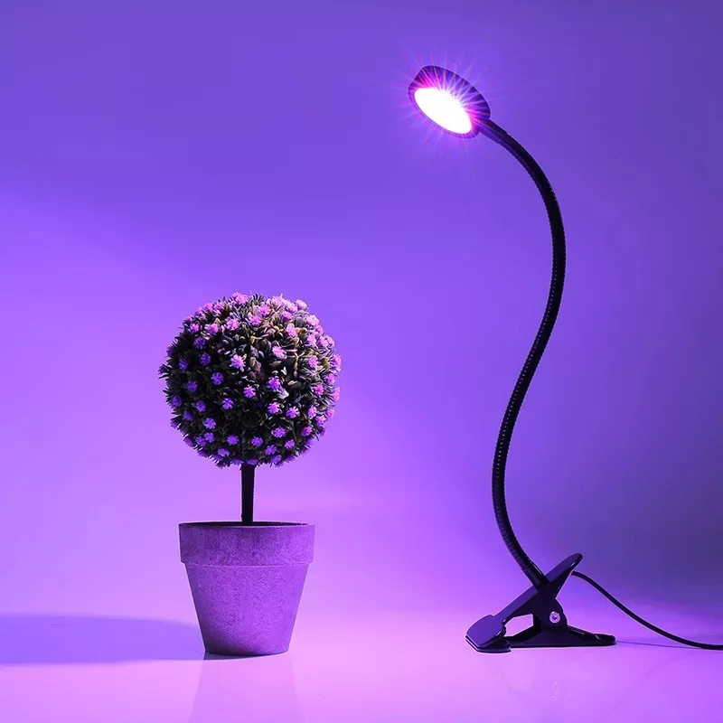 LED crecer luz 5 V USB Fitolampy LED espectro completo Phyto lámpara con controlador de vegetales de planta de flor