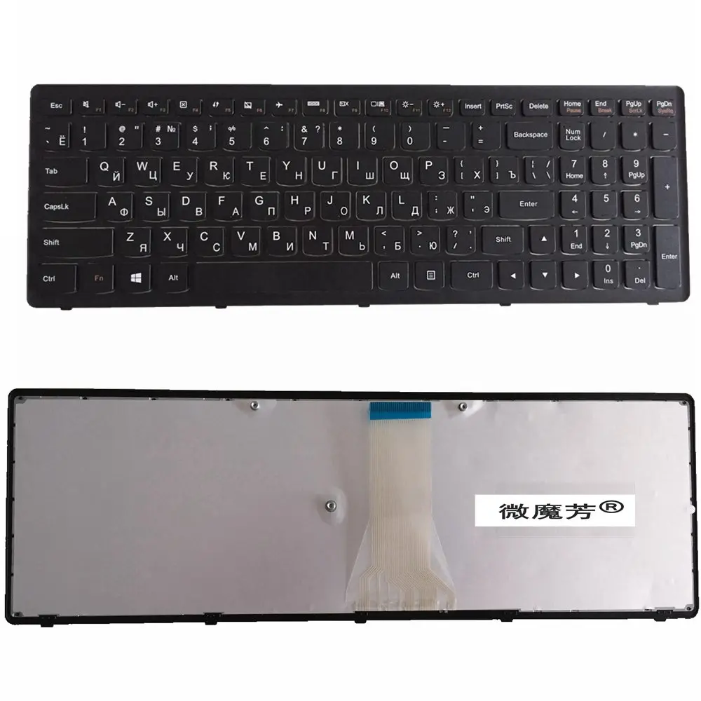 Russia RU Keyboard FOR LENOVO G500C G500S G500H S500 S510P S500C G505s G510S  S510p Z510 BLACK(NOT FIT G500)