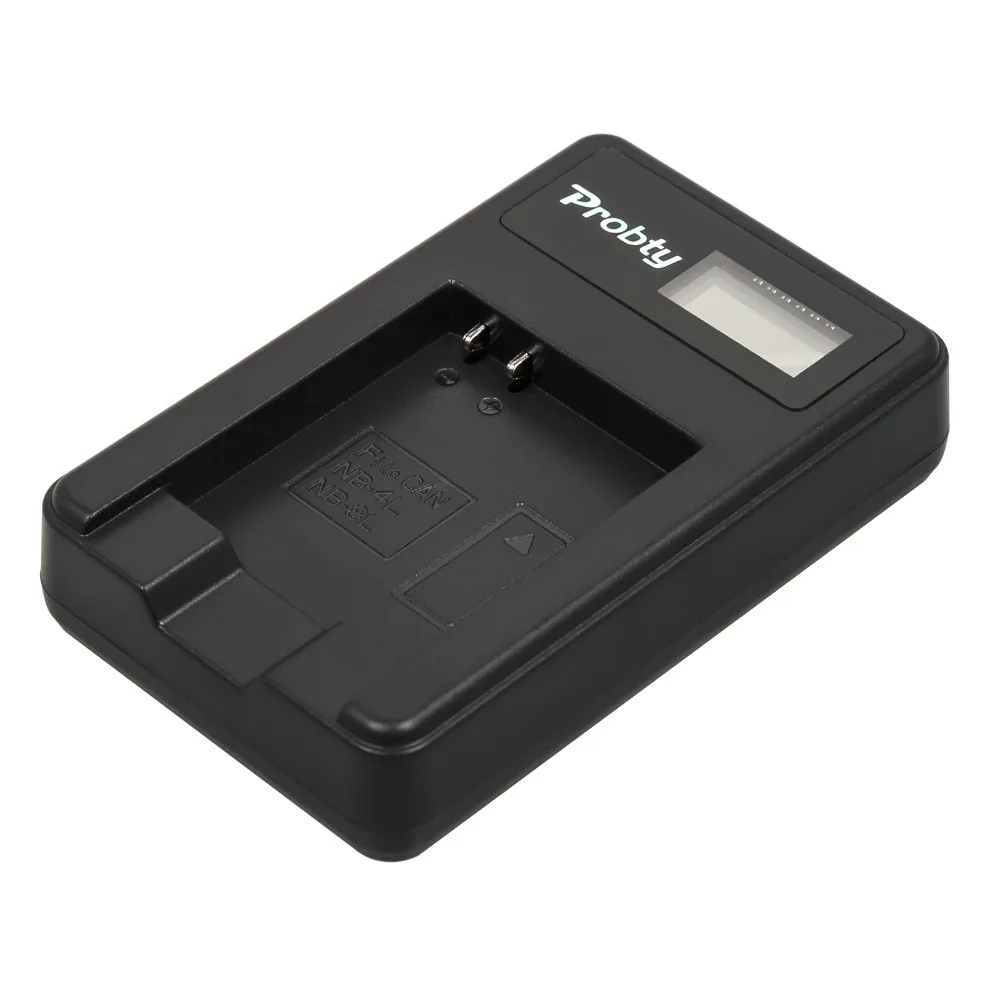 Chargeur de batterie pour Canon IXUS NB-4L 115 XY Digital 400F 55 PowerShot ELPH 130 TX1, 100 NB4L NB 4L LCD