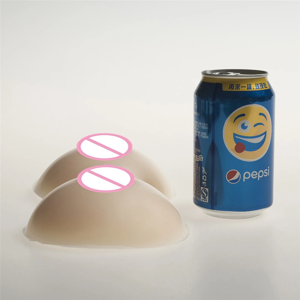 

B Cup 600g/Pair Circular Crossdresser Boobs White Realistic Silicone Breast Forms Shemale Drag Queen Crossdresser Fake Breast