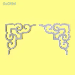 1pc European corner stencil metal Cutting die paper for DIY craft projects scrapbook Paper Album Papercraft projects decorations