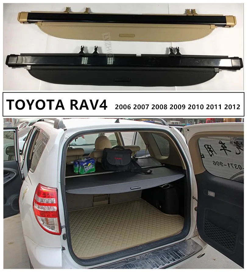 

Задний багажник для TOYOTA RAV4 2006 2007 2008 2009 2010 2011 2012 Высокое качество защитный щит аксессуары черный бежевый