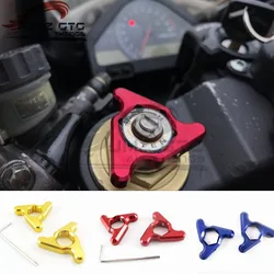 Universal 14mm 17mm 19mm 22mm CNC Motorcycle Fork Preload Adjusters Aluminum Red Gold Blue
