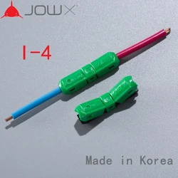 JOWX I-4 10PCS 14~13AWG 2.5sqmm Straight Connection In-line 1 Way Cable Wire Conductors Terminals Connector Quick Splice Crimp