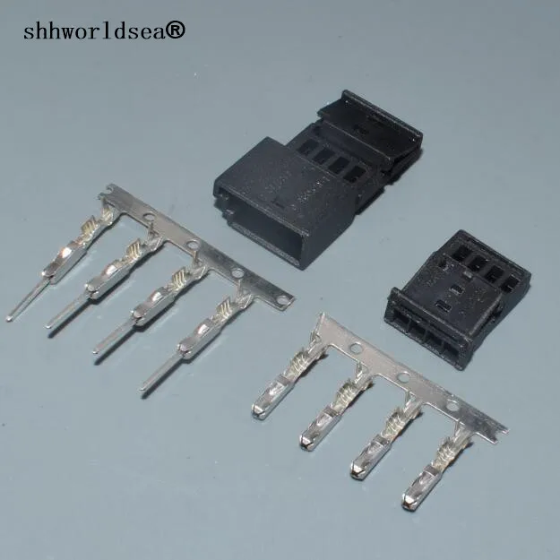 1Set 4 Pin 968813-1 0-1452576-1 Car Atmosphere Lamp Plug Socket Automotive Connector For Car Recorder For VW For BMW