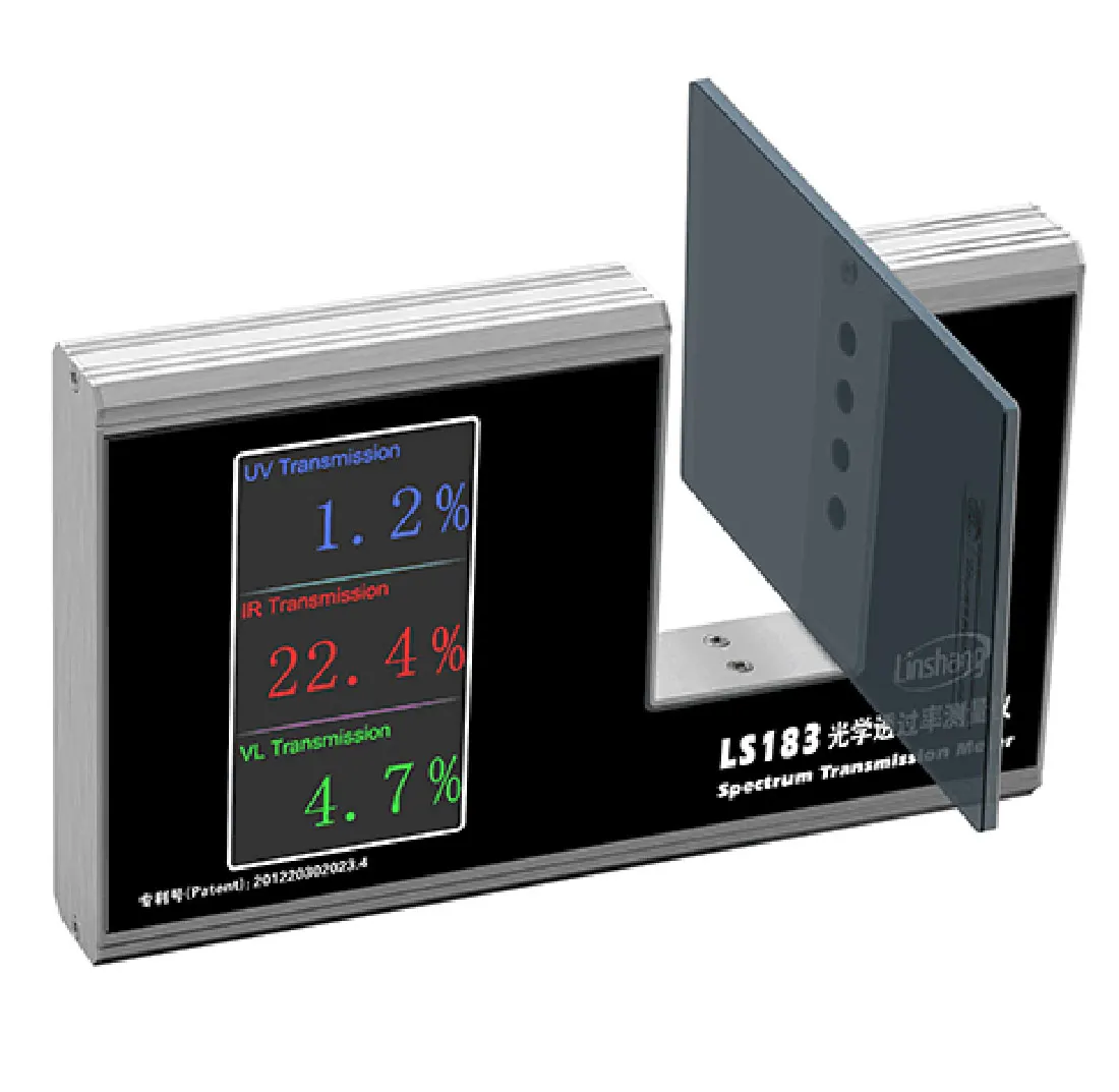 Spectrum Transmission Meter UV IR Transmission Meter test Film Glass Window tint  LS183