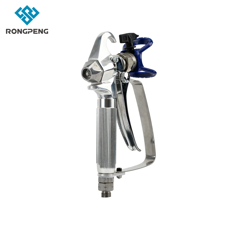 RONGPENG 3600PSI High Pressure 818C Airless Spray Gun With 517 Nozzle Tip and Tip Guard Drop Shipping