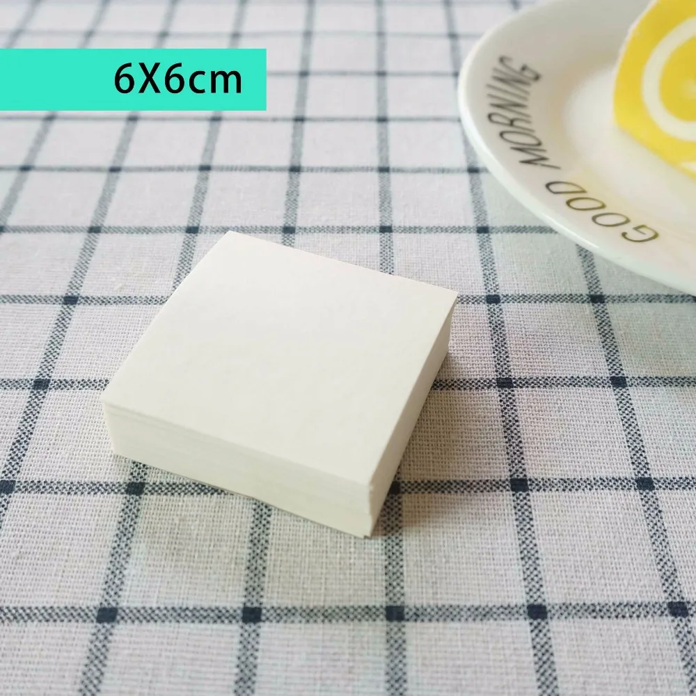 7x7cm Baking paper laminated paper with small oil paper cushion, cream, steamed bun, steamed bun 500 pieces of steamed bun paper