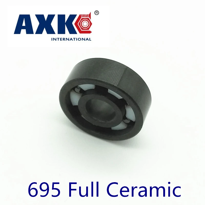 2023 Rodamientos Axk 695 Full Ceramic Bearing ( 1 Pc ) 5*13*4 Mm Si3n4 Material 695ce All Silicon Nitride 619/5 Ball Bearings