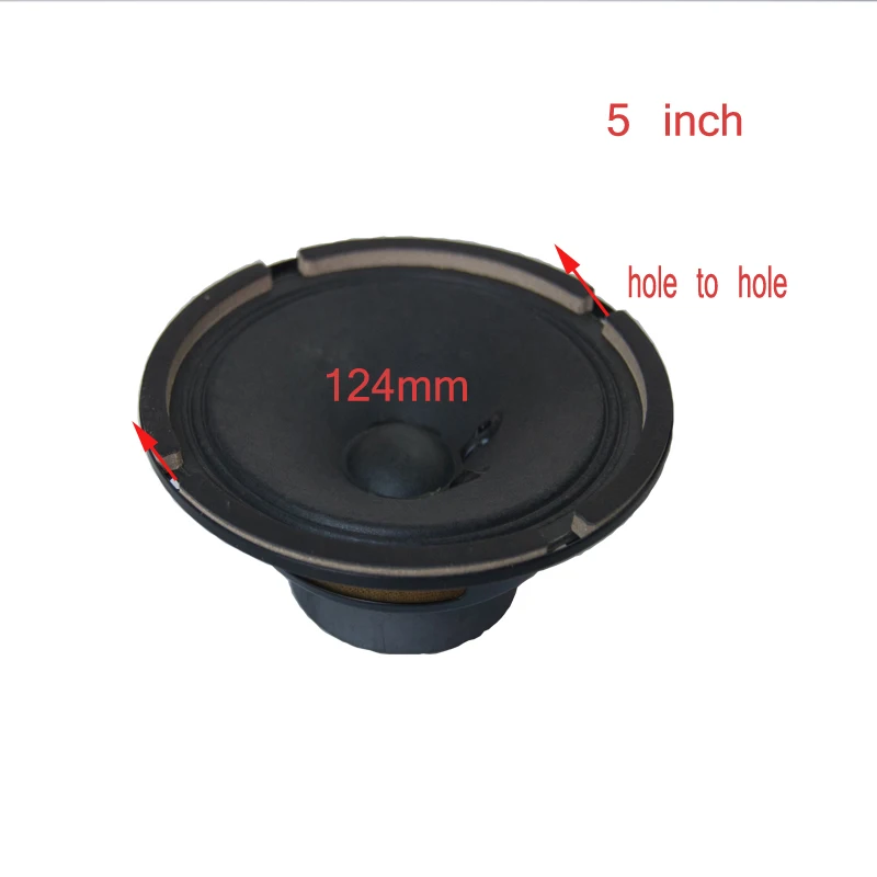 2 Stks/partij 5 Inch Full Range Papier Cone Luidspreker, hifi Systeem 16 Ohm Gitaar Diy Ktv Doos Accessoires Hi End 20W