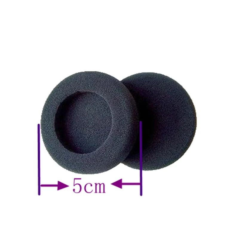 Aipinchun 5 pairs 10 Cái Đường Kính 2 "50 mét Mềm Foam Earbud Headphone Tai Pads Miếng Bọt Biển Bao Gồm Cho Tai Nghe MP3 Kích Thước Của 4.5 cm-6 cm