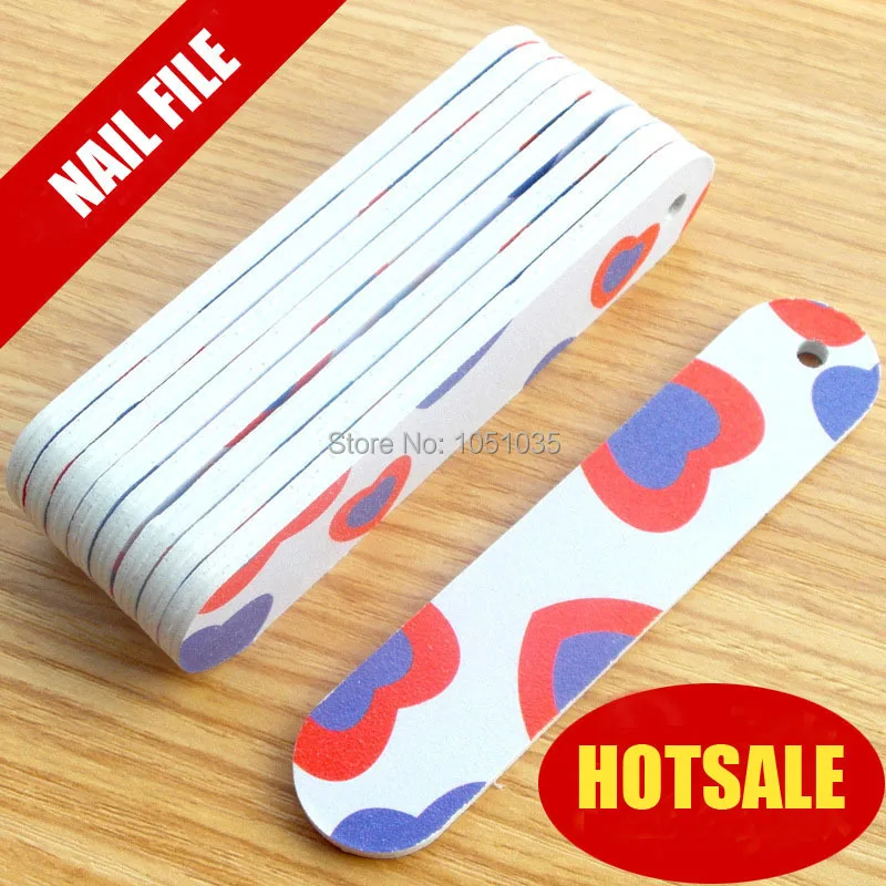 

100pcs/lot Mini nail file for nail art 3.5" nail file length sandpaper emery board FREE SHIPPING