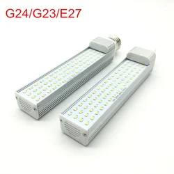 G24/E27G23 LED Bulbs 7W 9W 11W 13W 18W LED Corn Bulb Lamp Light SMD 2835 Spotlight 180 Degree AC85-265V Horizontal Plug Light