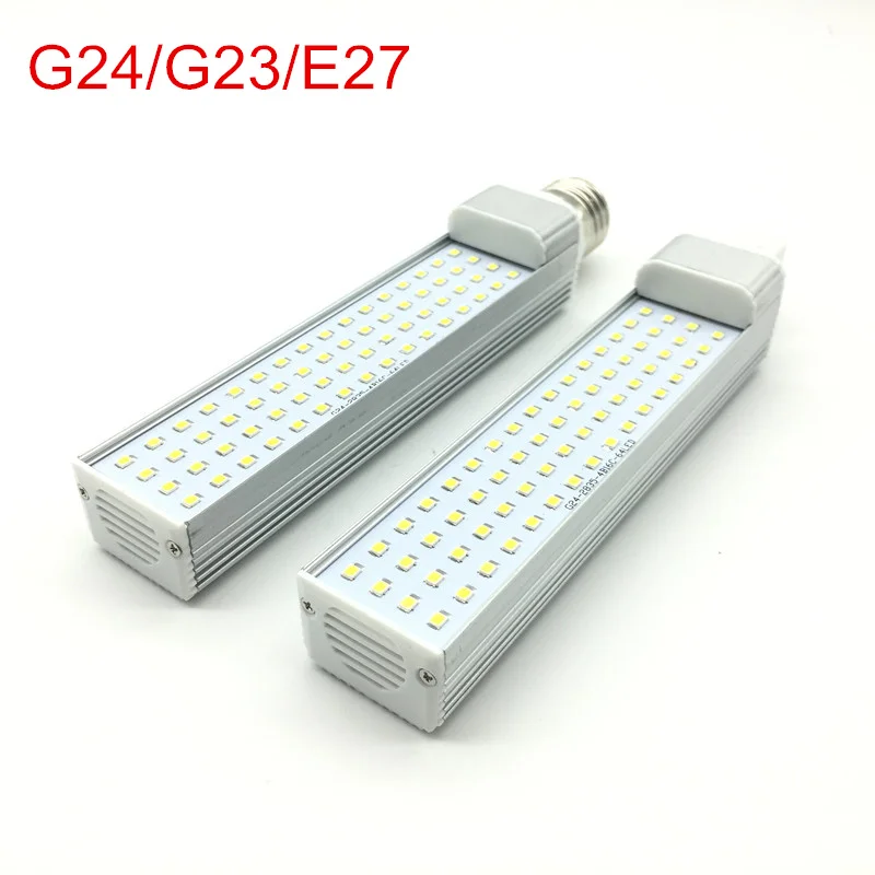 G24/E27G23 LED Bulbs 7W 9W 11W 13W 18W LED Corn Bulb Lamp Light SMD 2835 Spotlight 180 Degree AC85-265V Horizontal Plug Light