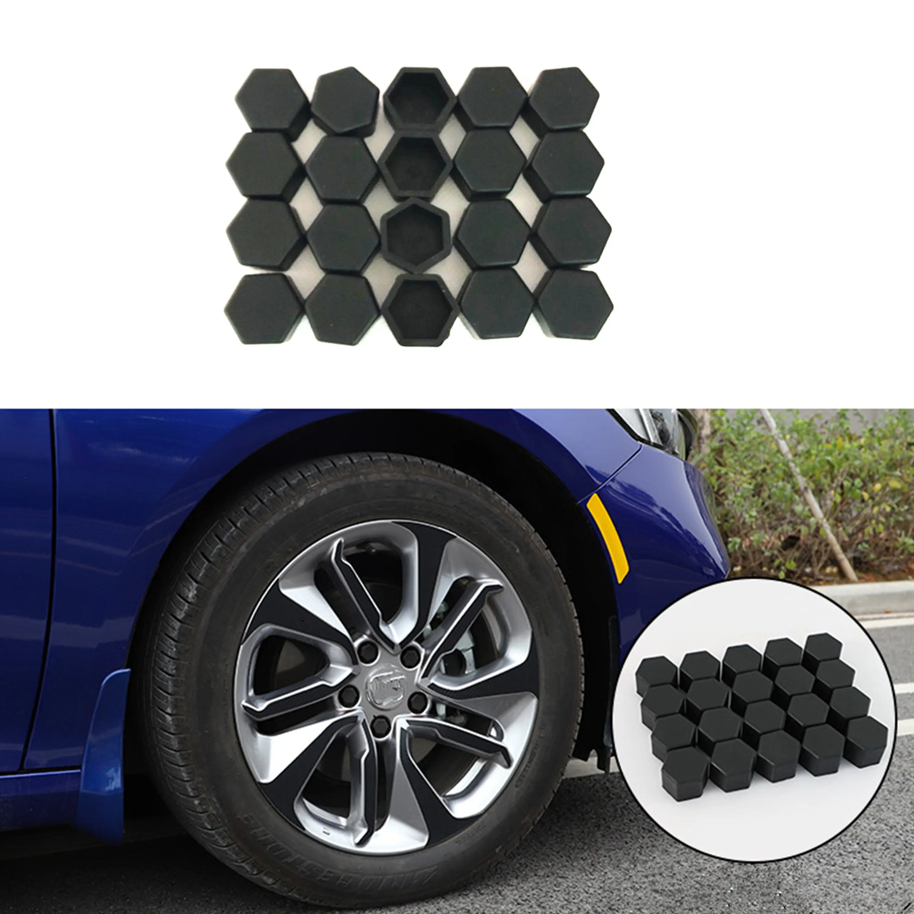 20pcs car wheel bolt screw protection cover for Hyundai Genesis G70 G80 G90 Equus Creta KONA Enduro Intrado NEXO PALISADE HDC-2