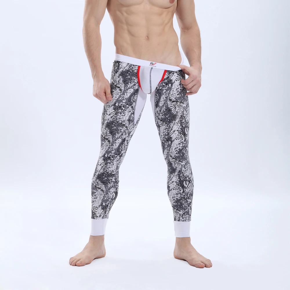 WJ Brand Man Sleep Bottoms Clothing Modal Men\'s Pajama Simple Sleepwear Pants Pijamas Male Sheer Man Pants Pyjama Trousers