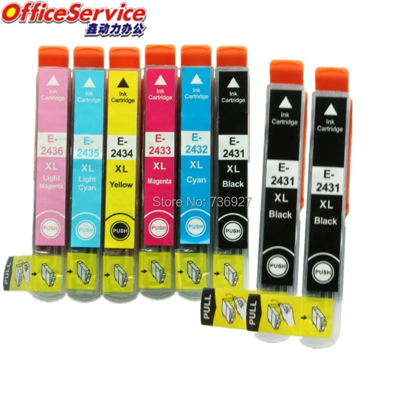 8X 24XL T2431 T2421 Compatible Ink Cartridge For Epson XP-55 760 850 860 950 750 960 970 inkjet printer