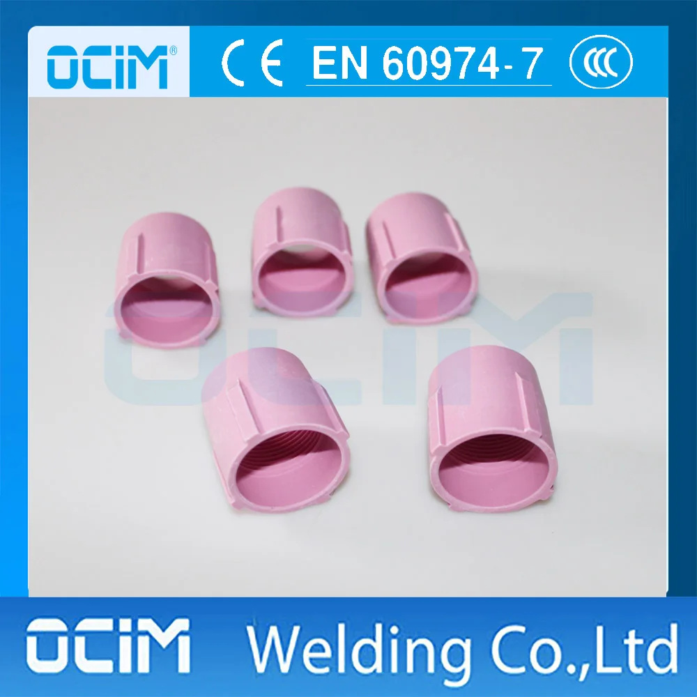 5PCS 53N89 Tig  Alumina Nozzle Gas Lens  Fit Tig Welding Torch Consumables PTA DB SR WP17 18 26