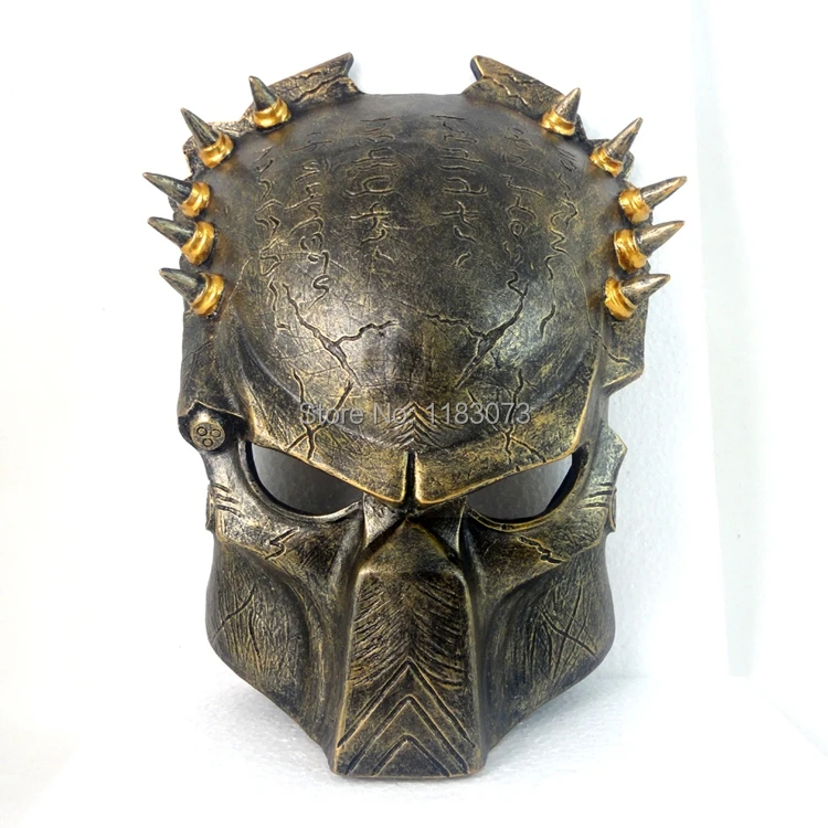 Alien VS Predator Warrior Deluxe Movie Alien Mask Funny Adult Horror Scary Predator Masks Halloween Carnival Masquerade Cosplay