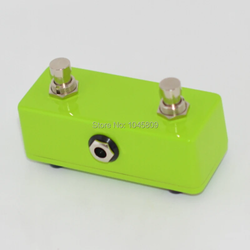 NEW Momentary Soft Touch Push Button Stomp Foot Pedal Switch DUAL 2 CHANNEL Green FOOTSWITCH AMPLIFIER