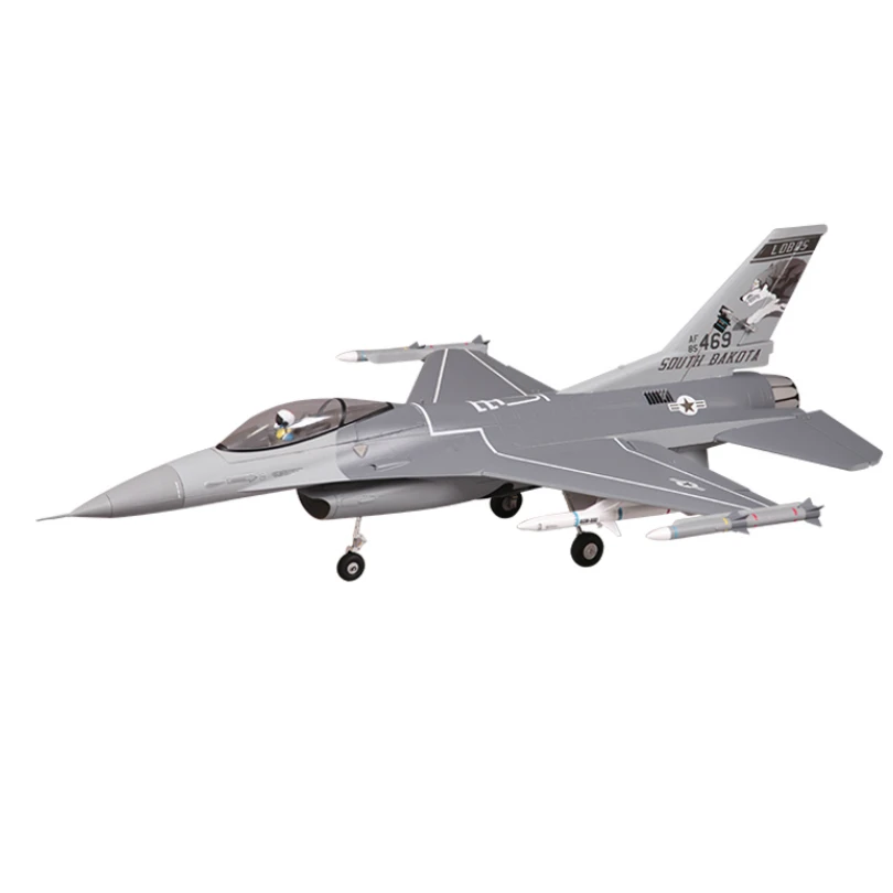 FMS 70mm F16 F-16C Falcon V2 Ducted Fan EDF Jet 6S 6CH With Flaps Retracts Reflex Gyro PNP EPO RC Airplane Model Plane Aircraft