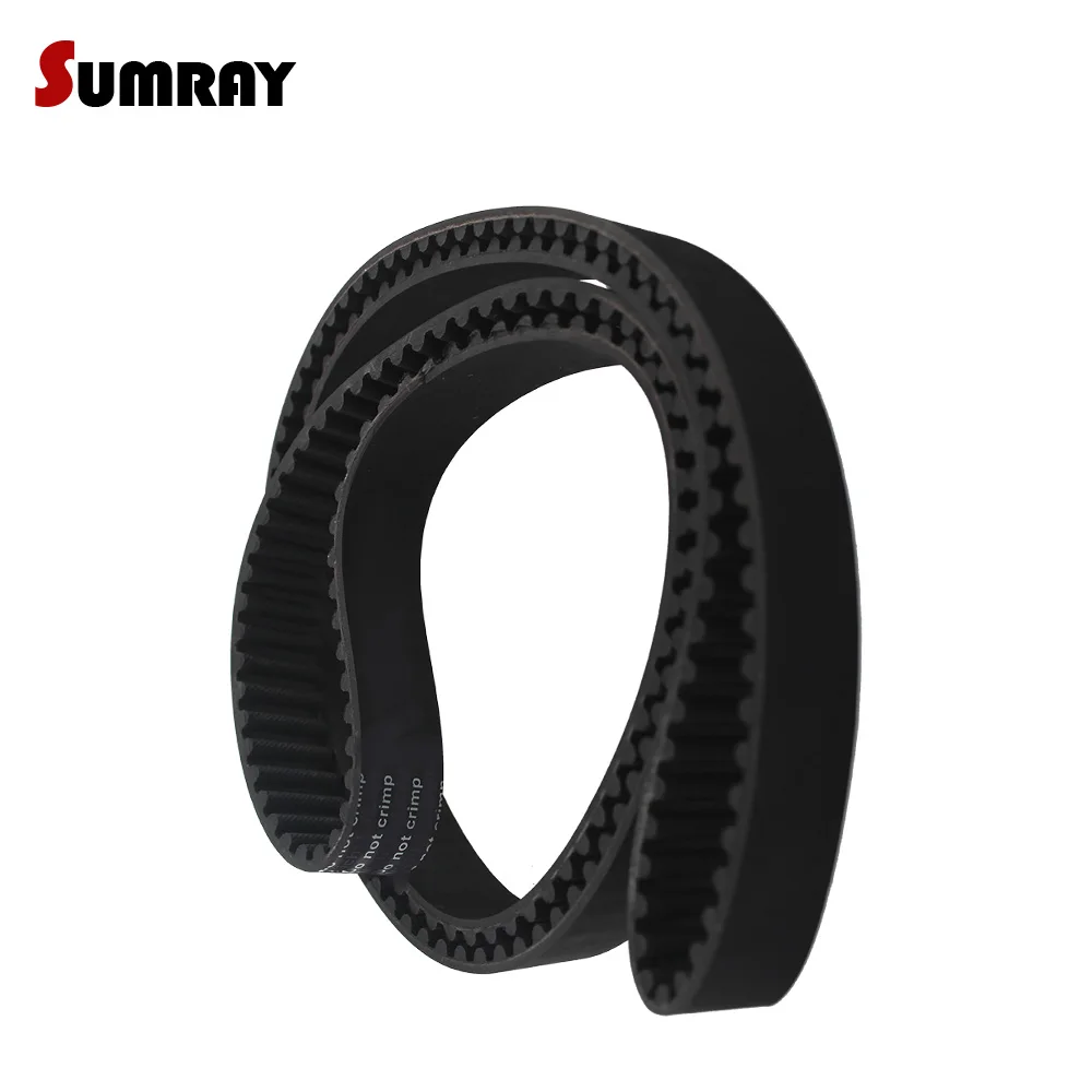 HTD8M Timing Belt 8M-2800/2840/2848/2880/2920/3000/3008/3032/3040/3048mm Pitch Length 25/30mm Width Rubber Tooth Belt