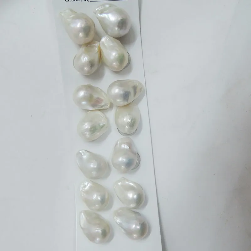 100% nature freshwater pearl earring with 925 silver hook,AAA baroque Pearl,diameter 14-16 mm big baroque pearl,with display box