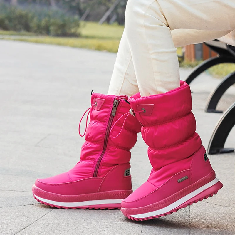 2024 Women\'s Winter Boots Platform Women Boots Children anti-slip Snow Boots Shoes for women Waterproof Warm Winter Shoes Botas