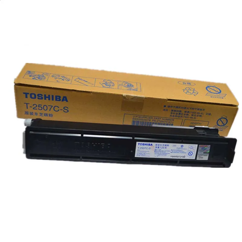 Toshiba T-2507C Black Toner Cartridge Compatible For Toshiba 2006 2306 2506 2307 Printers Large Volume Powder